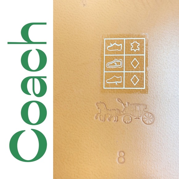 Coach Devin Tan Suede Ankle Booties Block Heel Chelsea Western, Women's Size 8 - Picture 10 of 14